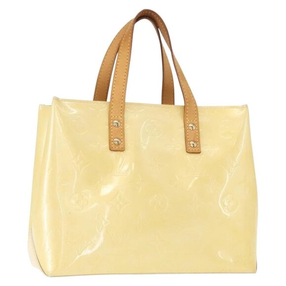 Louis Vuitton Handbags - LOUIS VUITTON Monogram Vernis Reade PM Hand Bag Perle M91336 LV Auth ep12257
